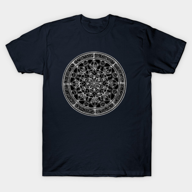 Flowery Mandala at Midnight